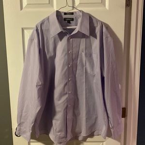Croft&Barrow mens 18.5 (36) Light Lavender Dress shirt